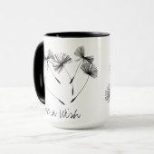 Een wens maken op een Dandelion Mok (Voorkant links)