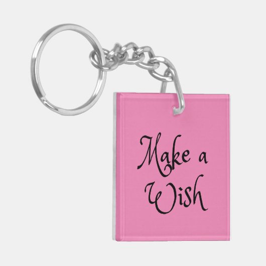 Een wens maken sleutelhanger (Voorkant Links)