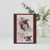 Een wens van het Nieuwjaar Feestdagenkaart (Staand voorkant)