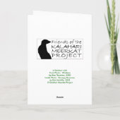 Een wens van Kalahari - de Kaart van de Groeten (Achterkant)