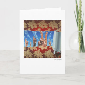 Een wens van Kerstmis Feestdagen Kaart