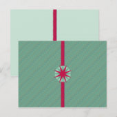 Een wens van Kerstmis Feestdagenkaart (Voorkant / Achterkant)