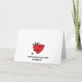 Een wens van Rottie Pasen Feestdagen Kaart (Achterkant)