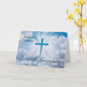 Een wens voor de jubileum van de dominee kaart (Gele Bloem)