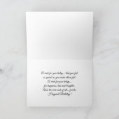 Een wens voor jou vandaag - Verjaardag Kaart (Binnen)