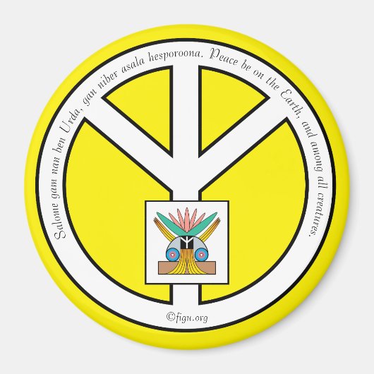 Een Wens voor Vrede Magneet (Voorkant)