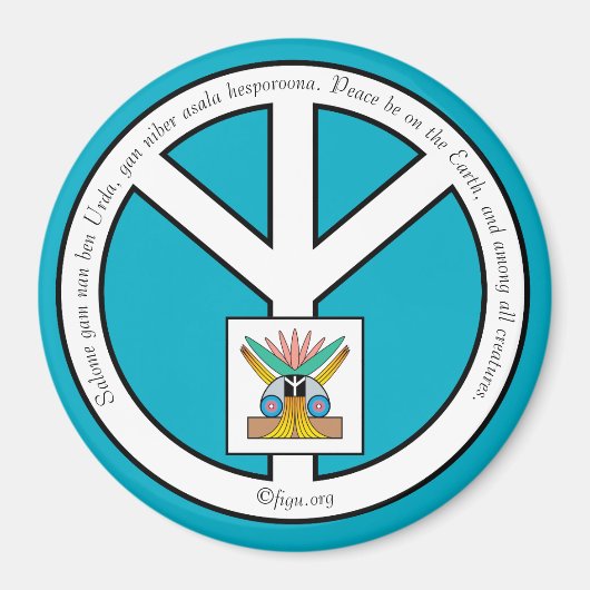 Een Wens voor Vrede Magneet (Voorkant)