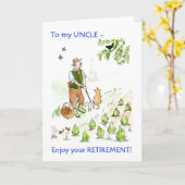 Een Wenskaart voor een oom Kaart (Gele Bloem)