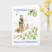 Een Wenskaart voor een opa Kaart (Gele Bloem)