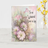 Een Wenskaart voor je schoonzus Kaart (Gele Bloem)