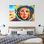 EEN WERELD APART 18 CANVAS AFDRUK (Insitu (Slaapkamer))