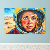 EEN WERELD APART 18 CANVAS AFDRUK (Insitu (Houten vloer))