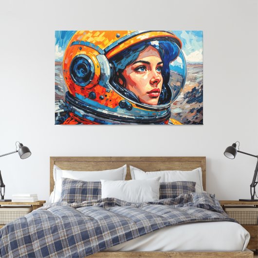 EEN WERELD APART 20 CANVAS AFDRUK (Insitu (Slaapkamer))