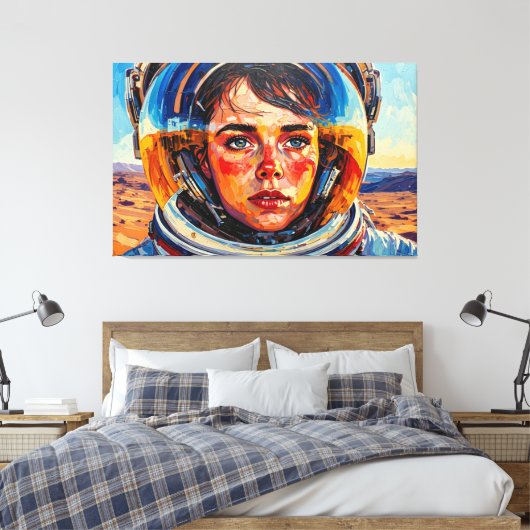 EEN WERELD APART 21 CANVAS AFDRUK (Insitu (Slaapkamer))
