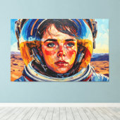 EEN WERELD APART 21 CANVAS AFDRUK (Insitu (Houten vloer))