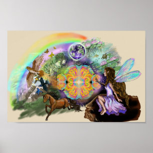 Een wereld die één feie is poster