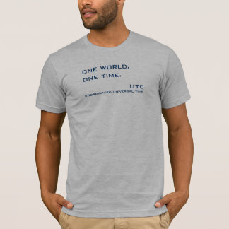 Eén wereld.één keer. t-shirt