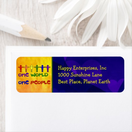 Eén wereld etiket (Insitu)