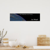 Eén wereld heeft veel geschiedenis poster (Keuken)