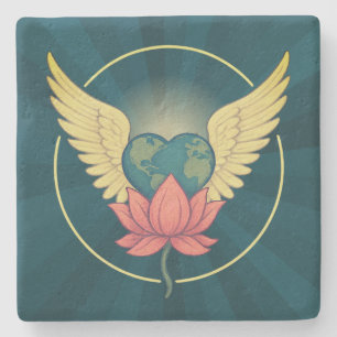 Een wereld in liefde Onderzetter