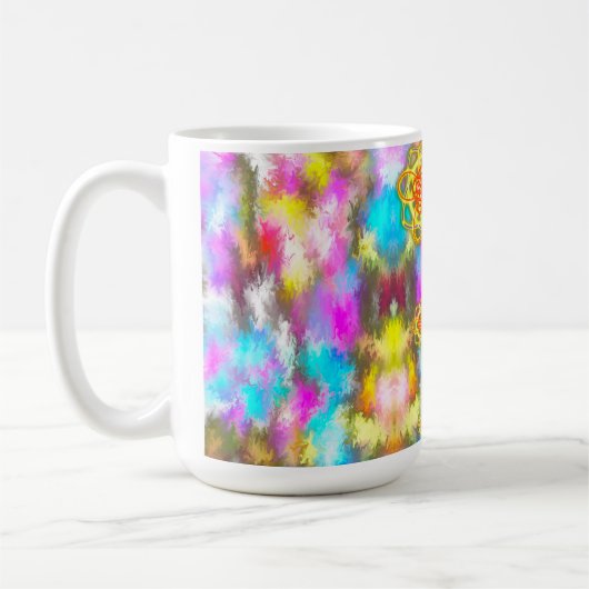 Eén wereld koffiemok (Links)