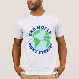 Eén wereld met veel verhalen t-shirt