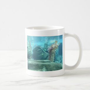 Een wereld onder water - stenen beeld ontwerp koffiemok