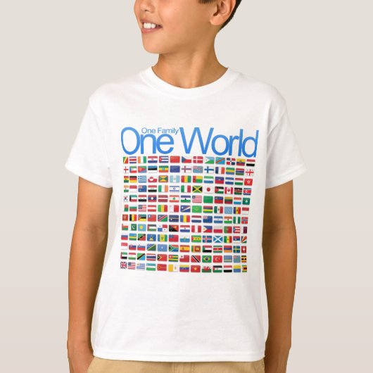 Eén wereld t-shirt (Voorkant)
