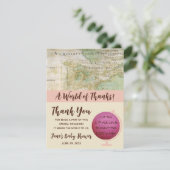 Een wereld van Bedankt Baby shower EOS lip Balm Fa (Staand voorkant)