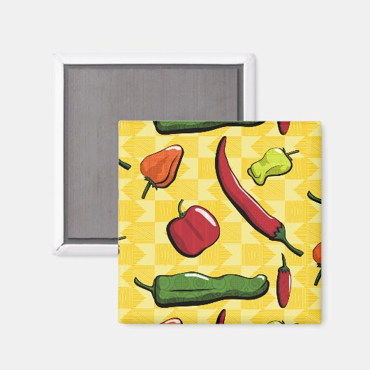 Een wereld van Chili Peppers Magnet (Voorkant / Achterkant)