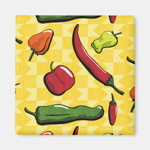 Een wereld van Chili Peppers Magnet