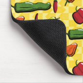 Een wereld van Chili Peppers Mousepad Muismat (Hoek)