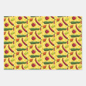 Een wereld van Chili Peppers Wrapping Paper Set (Voorkant 3)