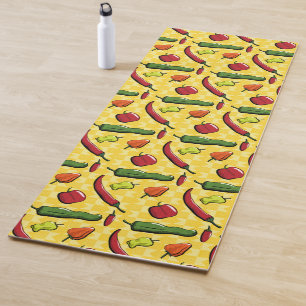 Een wereld van Chili Peppers Yoga Mat