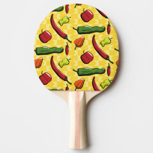 Een wereld van chilipepers Ping Pong Paddle Tafeltennisbatje