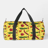 Een wereld van chilipepers plunjezak (Achterkant)