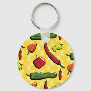 Een Wereld van Chilipepers Sleutelhanger