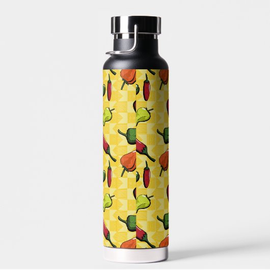 Een wereld van chilipepers waterfles (Rechts)