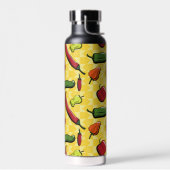 Een wereld van chilipepers waterfles (Links)