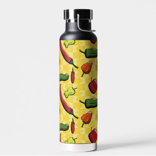 Een wereld van chilipepers waterfles