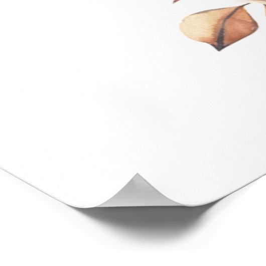 Een wereld van de herfst van de Herfst van October Poster (Hoek)