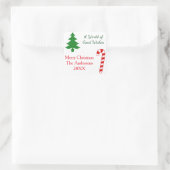 Een wereld van goede wil - vierkant sticker (Tas)