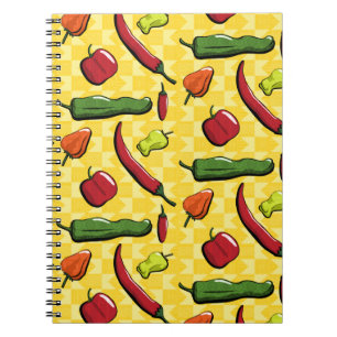 Een wereld van het Notitieboek van Chili Peppers