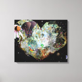 Een wereld van je eigen canvas afdruk (Voorkant)