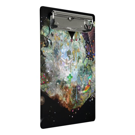 Een wereld van jezelf - mini klembord (Schuin)