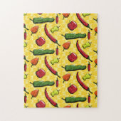 Een wereld van kinderpannen puzzel (Verticaal)