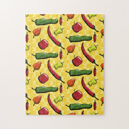 Een wereld van kinderpannen puzzel legpuzzel (Verticaal)