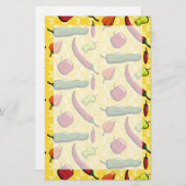 Een wereld van kinderpapierwerk briefpapier (Voorkant / Achterkant)