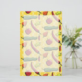 Een wereld van kinderpapierwerk briefpapier (Staand voorkant)