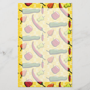 Een wereld van kinderpapierwerk briefpapier